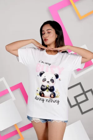 I m very Busy Tshirt Women